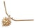 Mid 20th Century 14k Yellow Gold Diamond Heart Slide Pendant For Sale