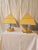 Vintage Alabaster Pigeon Table Lamps, Set of 2 For Sale - Image 6 of 6
