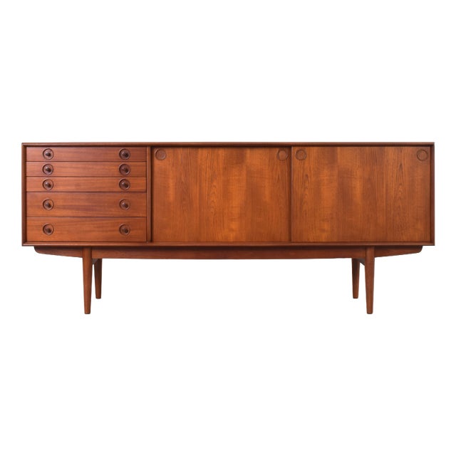 Mid-Century Modern Norwegian Teak Sideboard from Bruksbo, 1960s For Sale