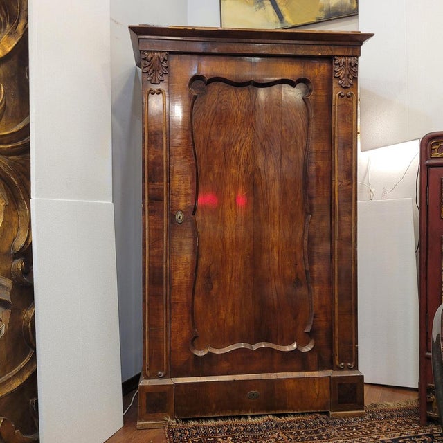 Biedermeier Style Wardrobe / Cabinet in Ash Wood, Germany, 1840 For Sale - Image 5 of 18