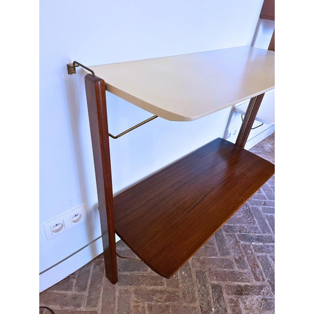 Brown Mid-Century Wall Unit by William Watting for Fristho, 1960s For Sale - Image 8 of 16