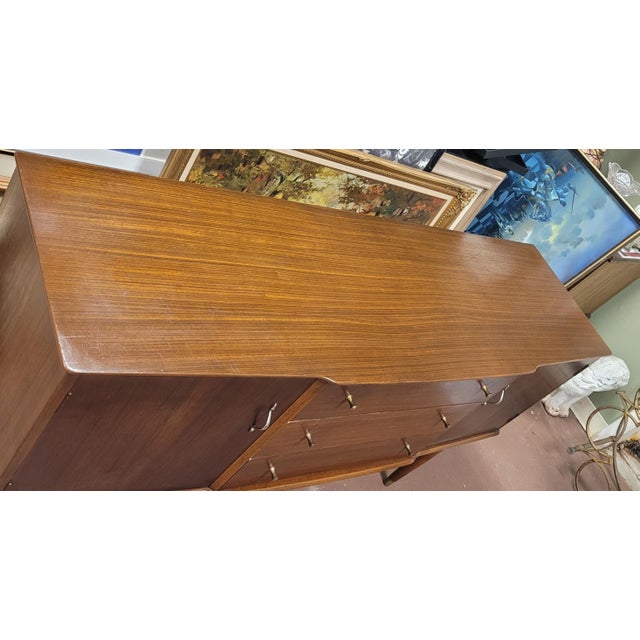 Mid Century Modern Sideboard Signed Beautiful Wood For Sale - Image 16 of 17