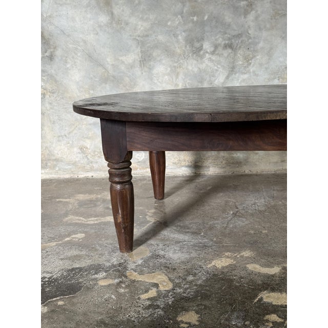 Coffee Table in Indonesian Teak with Straight Legs, 1960s For Sale - Image 9 of 10