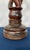 1920s 27-Inch Antique Hand-Carved Openwork Barley Twist Candlestick | 6" Diameter Base | Early 20th Century For Sale - Image 5 of 9