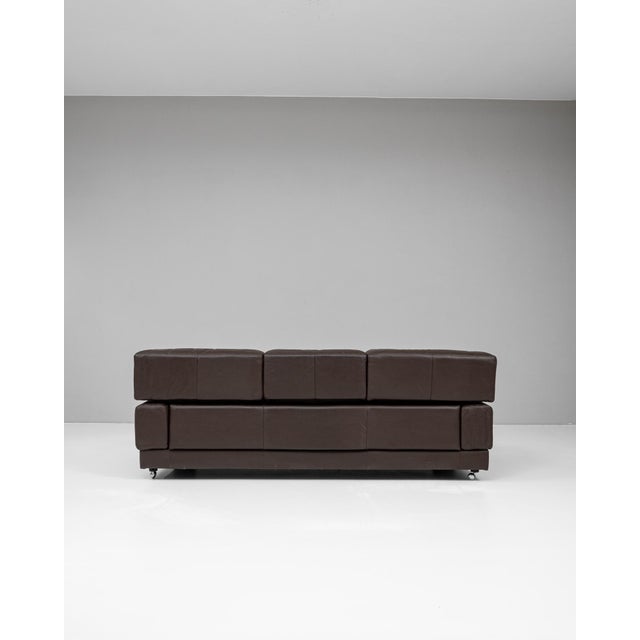 1970s Brazilian Leather Sofa By Percival Lafer For Sale - Image 9 of 12