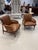 Mid-Century Modern Pair of Mid Century Modern Leather Club Chairs For Sale - Image 3 of 12