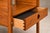 Mid-Century Modern Pair of Sergio Rodrigues “Yara” Side Tables in Freijó Wood with Drawers and Glass Tops, Brazil, 1960s For Sale - Image 3 of 18