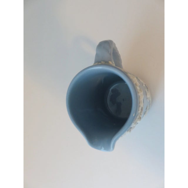 Ceramic 1920s Wedgwood of Etruria & Barlaston Embossed Queens Ware Creamer For Sale - Image 7 of 10