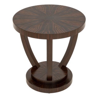 Art Deco Style Macassar Side Table For Sale