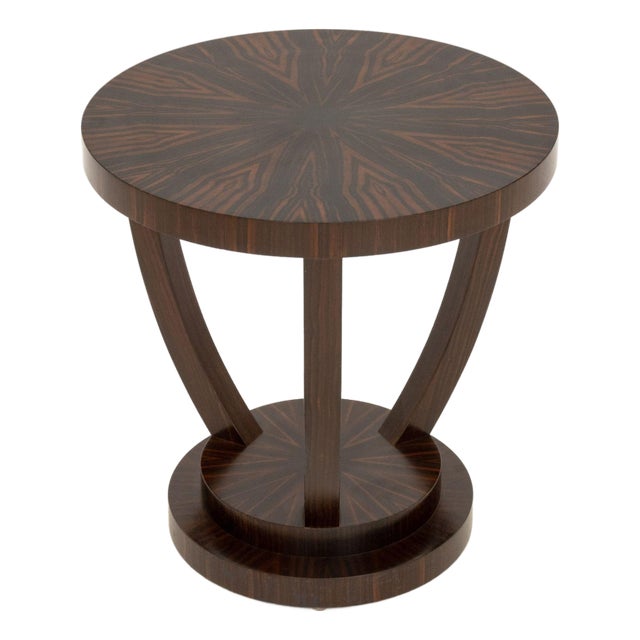 Art Deco Style Macassar Side Table For Sale