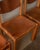 Brutalist Elm and Leather Dining Chairs from Maison Regain, 1970s, Set of 4 For Sale - Image 10 of 16