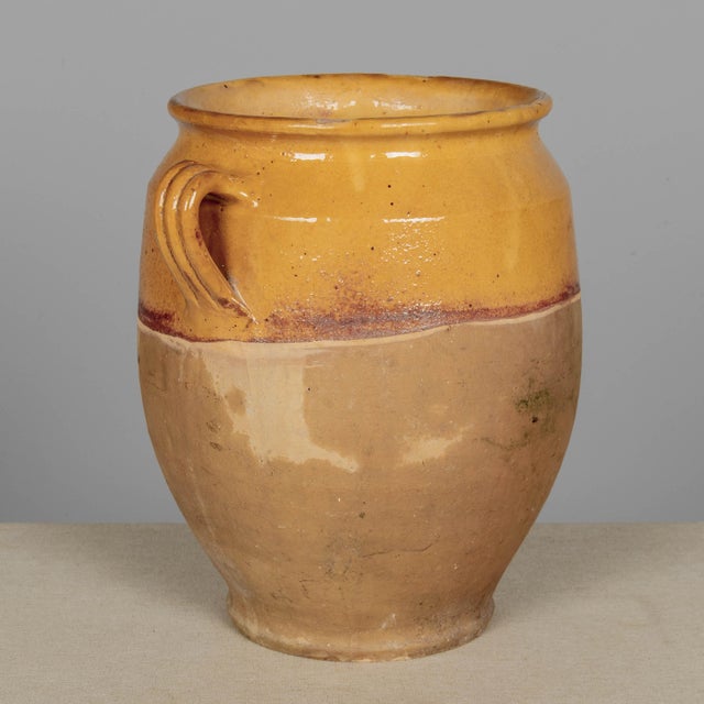 Ceramic French Terracotta Vase or Pot À Confit 12"h For Sale - Image 7 of 11