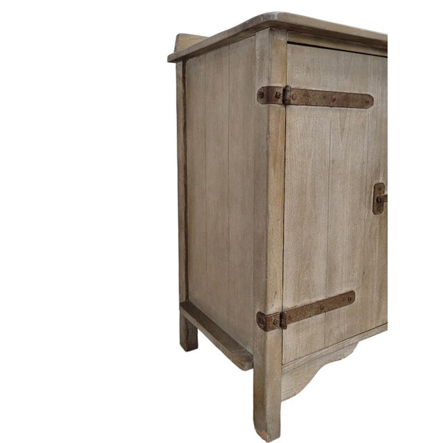 1930s Monterey Credenza in Straw Ivory For Sale - Image 9 of 12