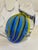 Vintage Blown Art Glass Fish Sculpture – Blue & Yellow Striped For Sale In Oklahoma City - Image 6 of 11