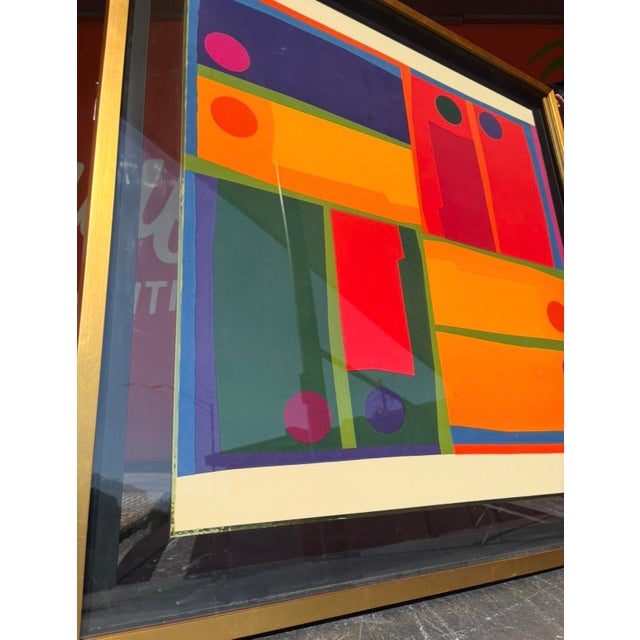 Framed Mercedes Pardo Silk Print For Sale - Image 4 of 10