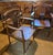 These six matching dining chairs represent exceptional examples of Swedish mid-century modern furniture craftsmanship....