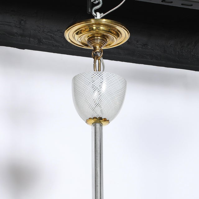 Barovier & Toso Mid-Century Hand-Blown Murano Glass 5-Arm Chandelier by Barovier & Toso For Sale - Image 4 of 18