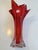 Submerged Blown Red Murano Glass Vase, 1960s For Sale - Image 10 of 10