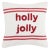 2020s Red Stripe Boucle Embroidered Square Christmas Decorative Pillow For Sale - Image 5 of 5