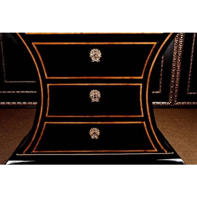 20th Century Vienna Biedermeier Lyre Secretary For Sale - Image 9 of 11