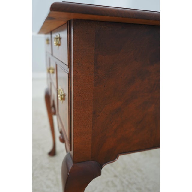Baker Model 8868 Colonial Williamsburg Walnut Lowboy Dressing Table For Sale - Image 14 of 18