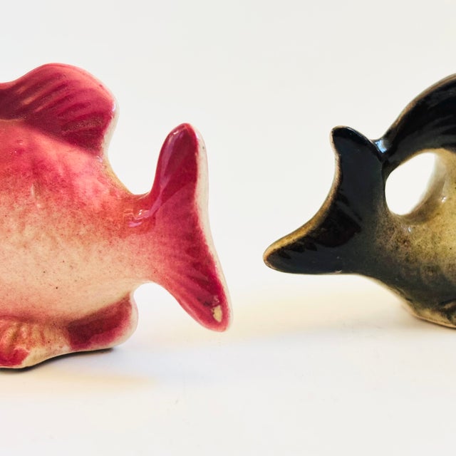 Vintage Fish Salt and Pepper Shakers For Sale - Image 9 of 10