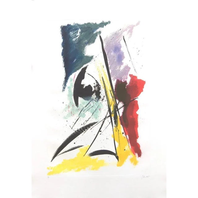 Contemporary Jean Miotte, The Explosion of Spring, 1992, Handsigned Etching For Sale - Image 3 of 3