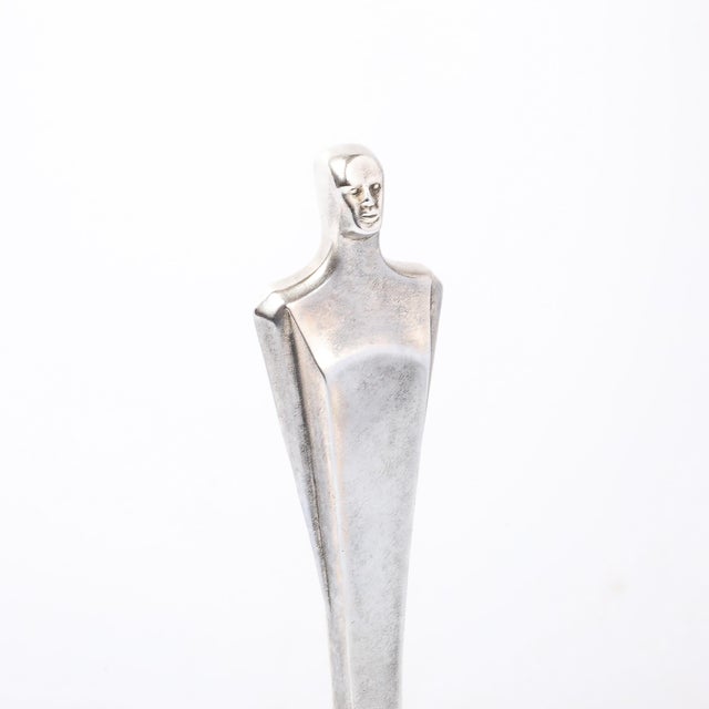 Art Deco Academy Award Prototype Oscar Sculpture Signed E. W. Lane For Sale - Image 11 of 11