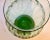 Glass Vintage Art Deco Green Glass Ribbed Vase For Sale - Image 7 of 11