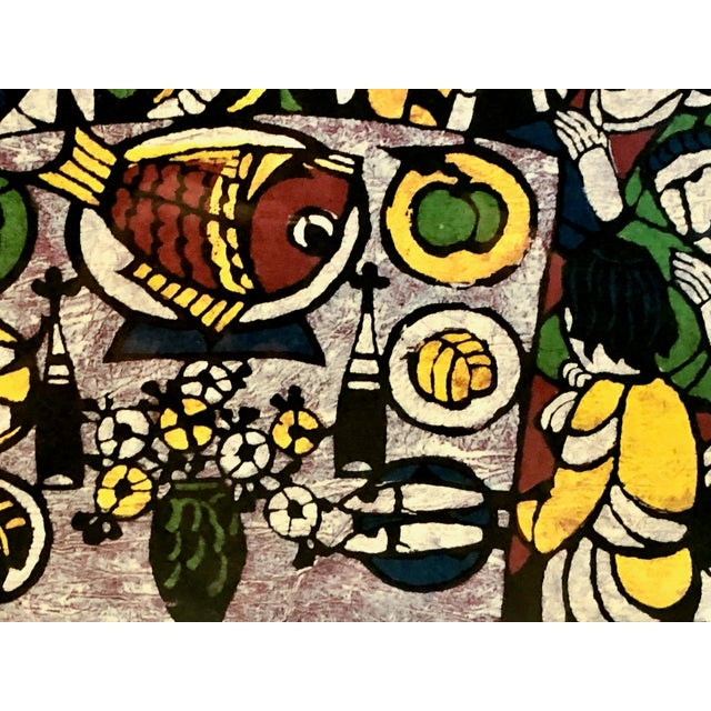 Signed Limited Edition Print “The Last Supper” by Sadao Watanabe For Sale In San Francisco - Image 6 of 9