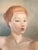 Mid-Century Modern Mid Century French Life Size Figurative Nude Lady Female Portrait Original Oil Painting Attributed to Jose Vilato Ruiz Fin (1916-1969). For Sale - Image 3 of 12