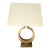 Pair of Gregorius Pineo Circular Base Table Lamps – Holly Hunt Provenance – Sculptural Brass Modernism For Sale