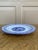 Blue Late 20th C. Italian Deruta-Style Hand-Painted Faience Portrait Wall Plate For Sale - Image 8 of 9