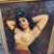 Antique painting depicting an odalisque – Art Nouveau from 1906! Signed lower right O. Basel. Measurements 105 x 83 cm...