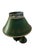 American Early 20th Century Green and Gold Painted Tole Table Lamp For Sale - Image 3 of 5
