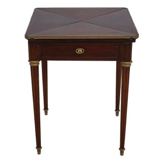 French Louis XVI 19th Century Envelope Game Table For Sale