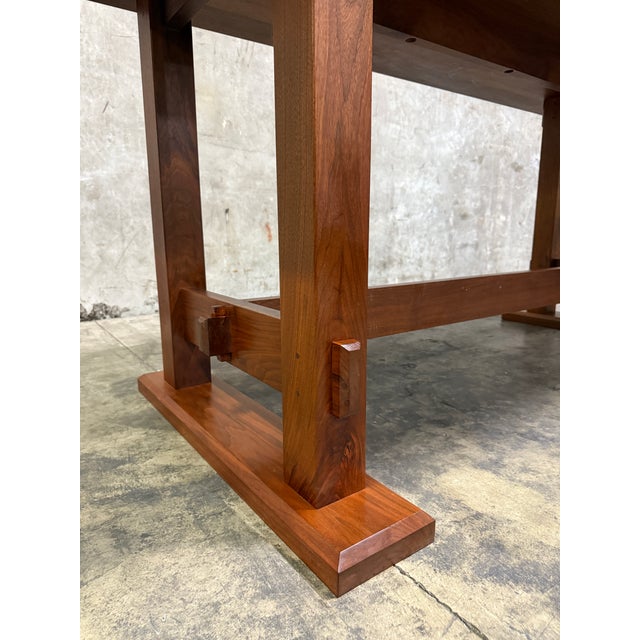 Uhuru Design High-Top Table in Walnut — Commissioned for George Clooney, 2010, Brooklyn Ny For Sale - Image 10 of 13