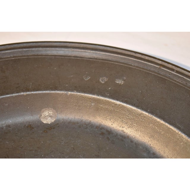 18th Century English Pewter Charger For Sale In Greensboro - Image 6 of 11