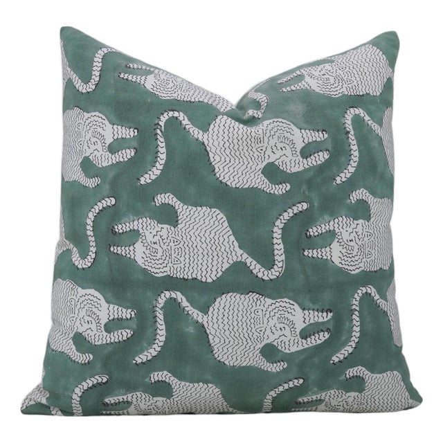 Fabdivine Handmade Block Print Thick Cotton White Lumber Pillow Covers 12x20inches-Mushak Raaj Design For Sale