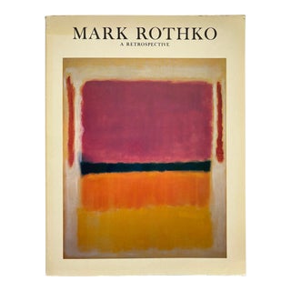 " Mark Rothko 1903-1970 : A Retrospective " Vintage 1979 1st Edition Abstract Expressionist Lithograph Print Exhibition Art Book For Sale