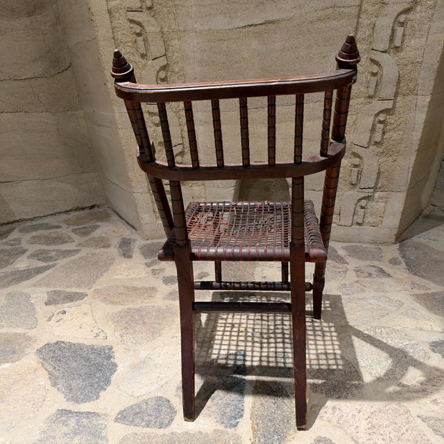Aesthetic Movement Side Chair George Jakob Hunzinger. Late 1800s For Sale In San Diego - Image 6 of 12