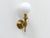 Maison Jansen Vintage Brass Wall Sconces from Maison Jansen, 1950s, Set of 2 For Sale - Image 4 of 9