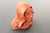 1970s Small Terracotta head - artist head - handmade head - handformed clay - orange head - head sculpture - art head - handformed - clay head For Sale - Image 6 of 12