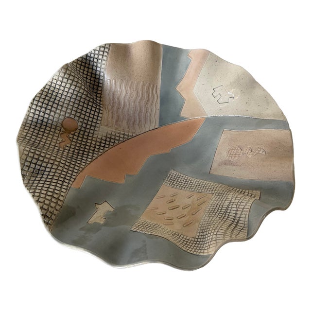 1980s Barbara Demery Postmodern Studio Art Pottery Bowl For Sale