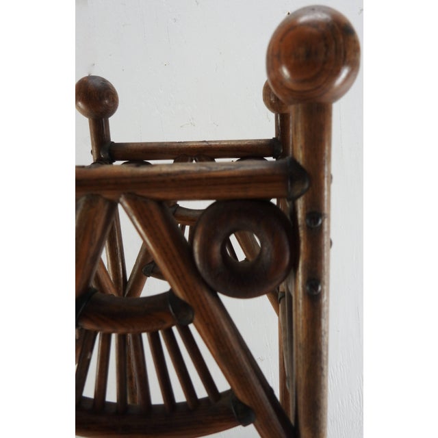 Arts & Crafts Arts & Crafts Stick and Ball Umbrella Stand For Sale - Image 3 of 10