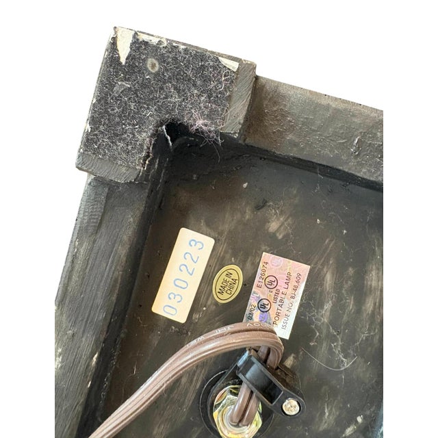 Uttermost Bronze and Copper Geometric Lamp For Sale - Image 10 of 11