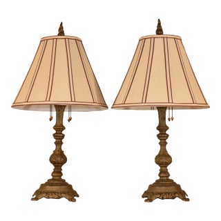 Pair of Artisan Table Lamps For Sale