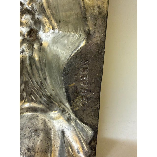 Gray Antique Kreamer Tin Fish Mold – 12" Early 20th Century Americana Kitchen Decor For Sale - Image 8 of 11