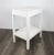 2000 - 2009 A pairCarl Springer Style White Raffia Wrapped Nightstand For Sale - Image 5 of 9