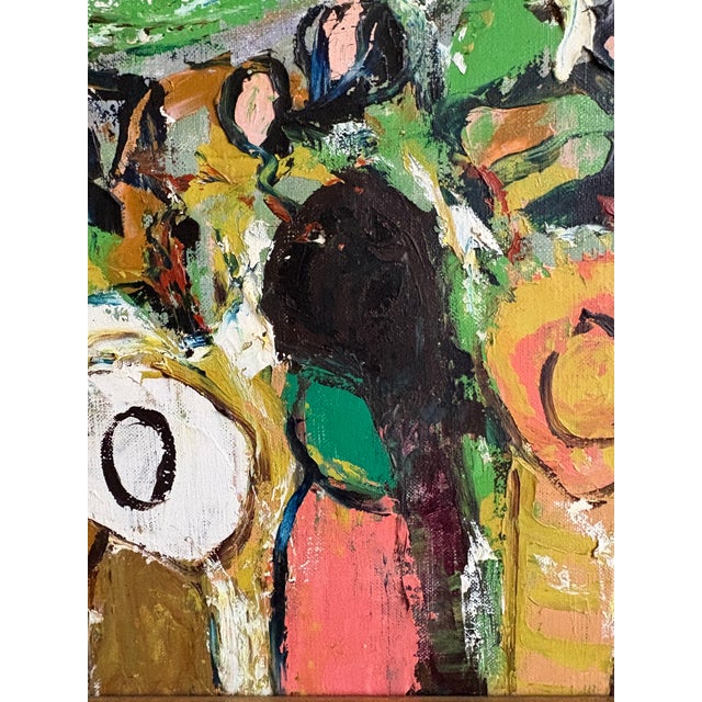 1980s Oil Painting - 20th Century French Expressionism For Sale - Image 5 of 13